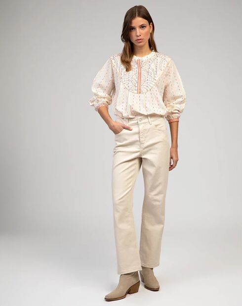 Blouse Somalina ecrue