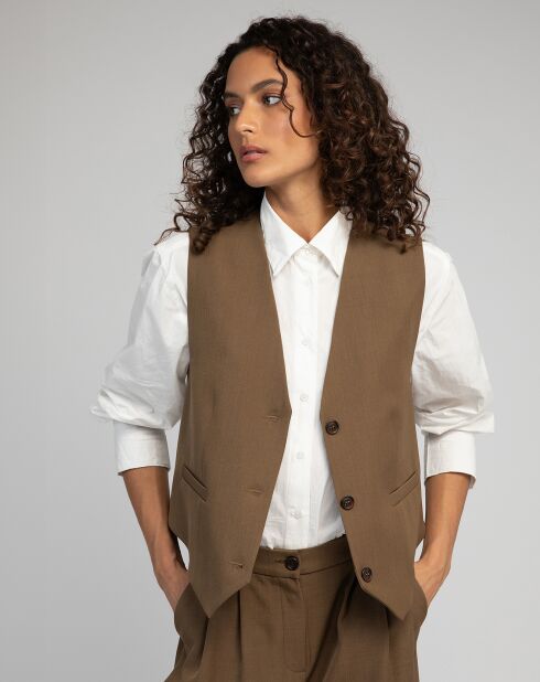 Gilet de Costume Kimolo bronze