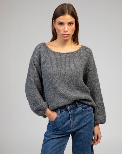 Pull Labonitama gris chiné