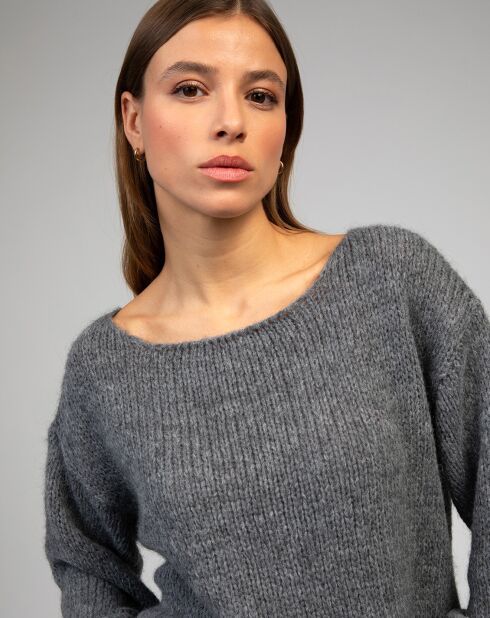 Pull Labonitama gris chiné