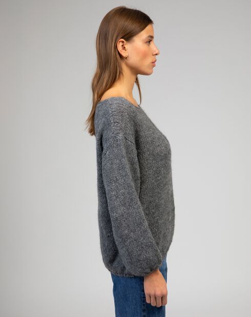 Pull Labonitama gris chiné