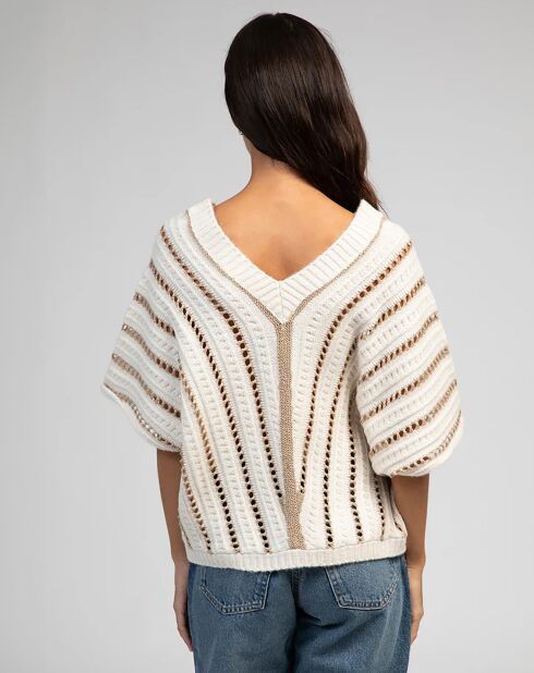 Pull Leetchi écru