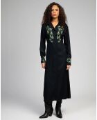 Robe Owiny noir/vert