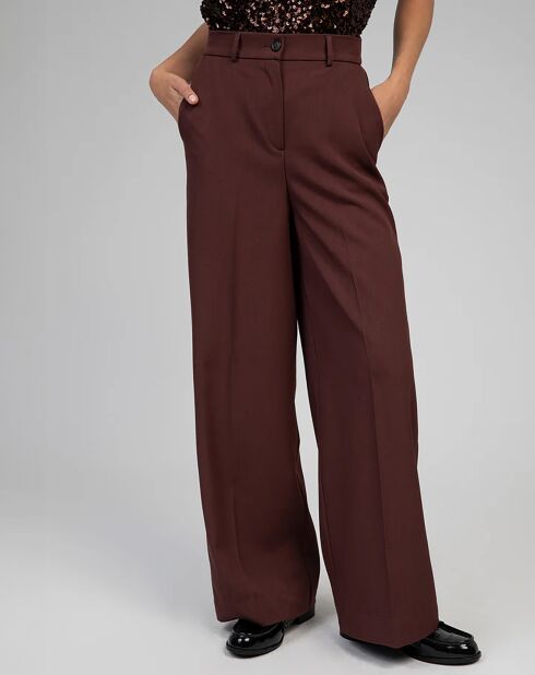 Pantalon Perlina chocolat