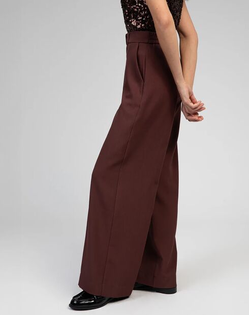 Pantalon Perlina chocolat