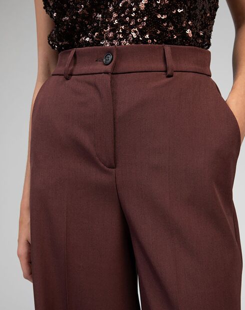 Pantalon Perlina chocolat