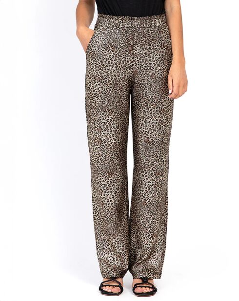 Pantalon Pierot léopard