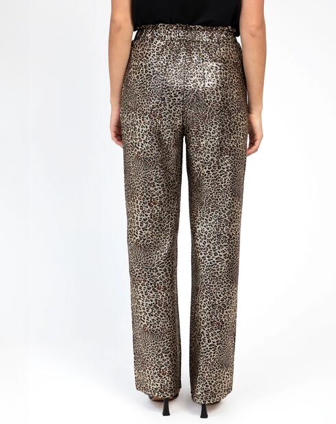 Pantalon Pierot léopard