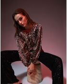 Blouse Somelie louvy chocolat