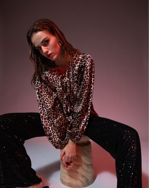 Blouse Somelie louvy chocolat