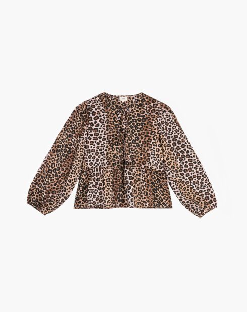 Blouse Somelie louvy chocolat