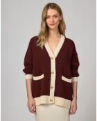 Cardigan Valdor chocolat