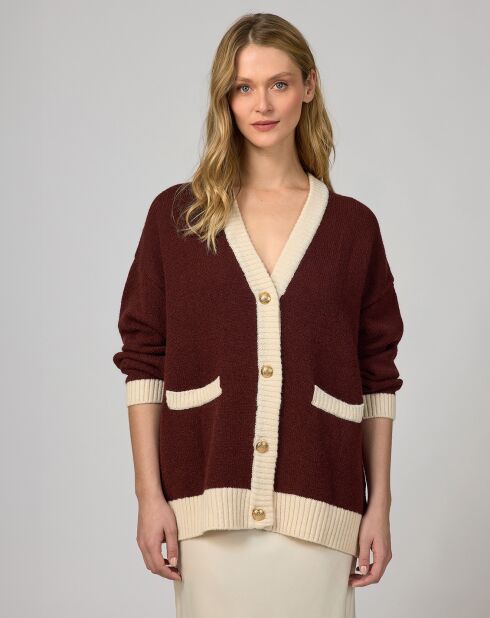Cardigan Valdor chocolat