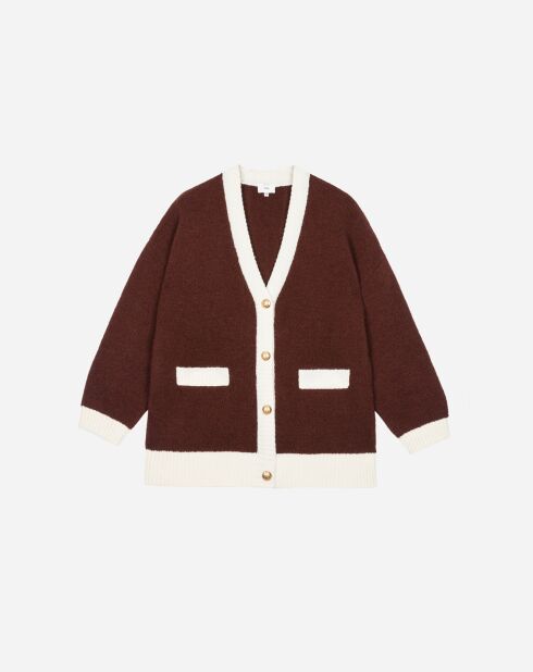 Cardigan Valdor chocolat