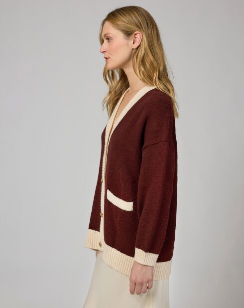 Cardigan Valdor chocolat