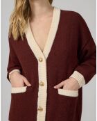 Cardigan Valdor chocolat