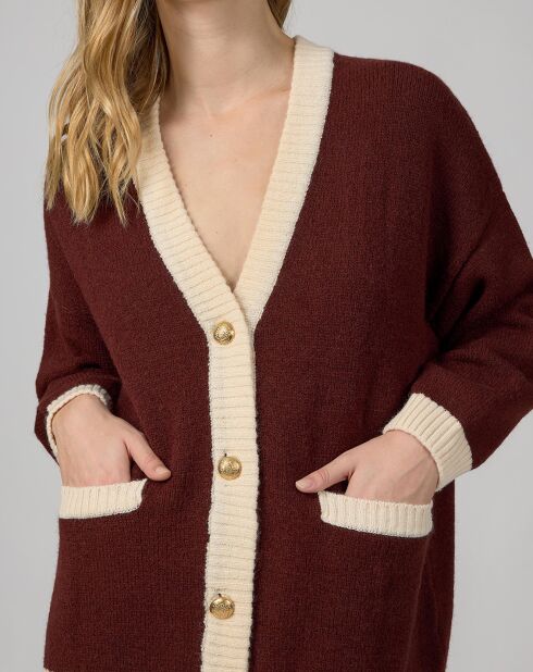 Cardigan Valdor chocolat