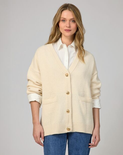 Cardigan Valdora écru