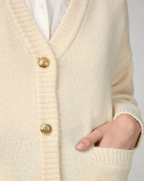 Cardigan Valdora écru