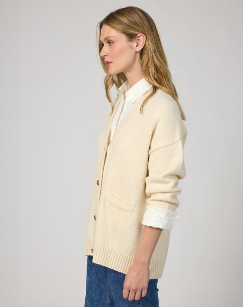 Cardigan Valdora écru