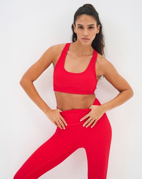 Brassière Lotus rouge