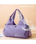 Bolsa deportiva morada - 20x12x3 cm