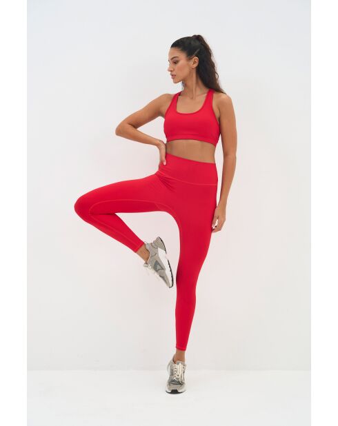 Legging Lotus rouge