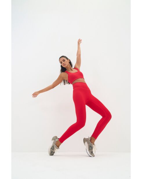 Legging Lotus rouge