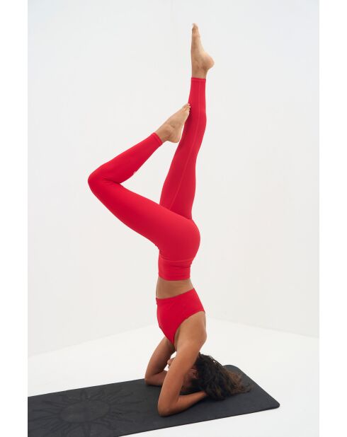 Legging Lotus rouge
