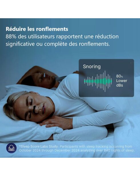 Clip Nasal Anti-Ronflement noir