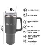 Thermos Isotherme Onamaste 1.2L gris