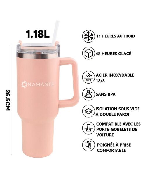 Thermos Isotherme Onamaste 1.2L saumon
