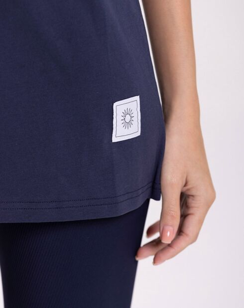 Tee Shirt Oversize bleu marine