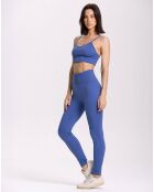 Legging Seamless bleu