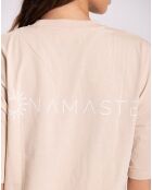 Tee Shirt Oversize beige