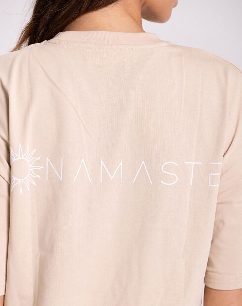 Tee Shirt Oversize beige