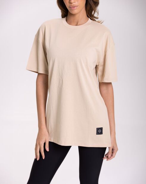 Tee Shirt Oversize beige