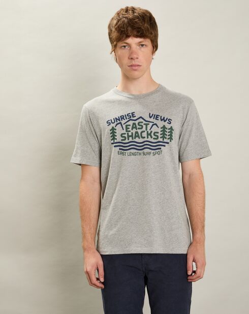T-Shirt Tee Est gris chiné