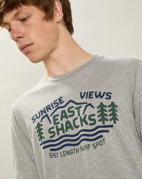 T-Shirt Tee Est gris chiné