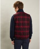 Gilet en Laine mélangée Vince rouge