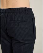 Pantalon en Laine mélangée Pétrolier marine