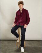 Chemise en Velours Milleraies regular Paul Pat rouge harvard