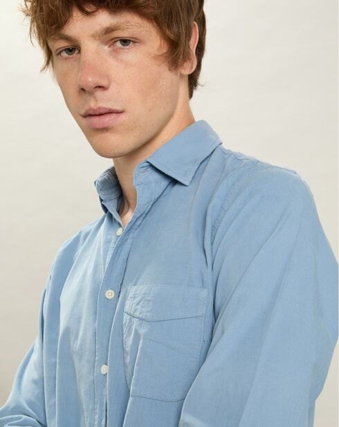 Chemise en Velours Milleraies Tempête Pat chambray
