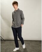 Chemise Maillot mélange gris foncé
