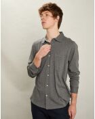 Chemise Maillot mélange gris foncé