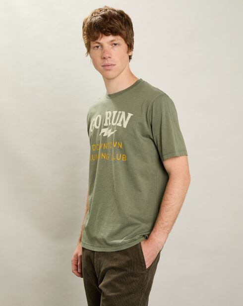 T-Shirt Go Run militaire