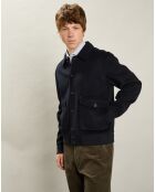 Blouson en Laine mélangée Douglas marine