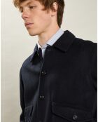 Blouson en Laine mélangée Douglas marine