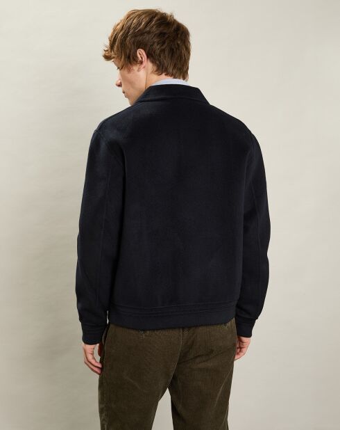Blouson en Laine mélangée Douglas marine