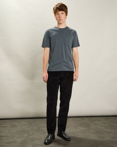 Pantalon en Velours côtelé Tyron noir